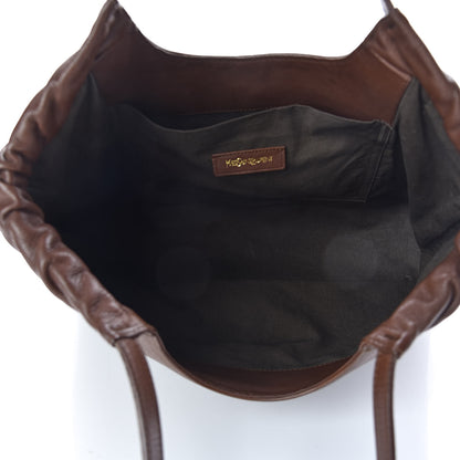 Saint Laurent Calfskin Belle de Jour Cabas Tote Brown 5 of 14