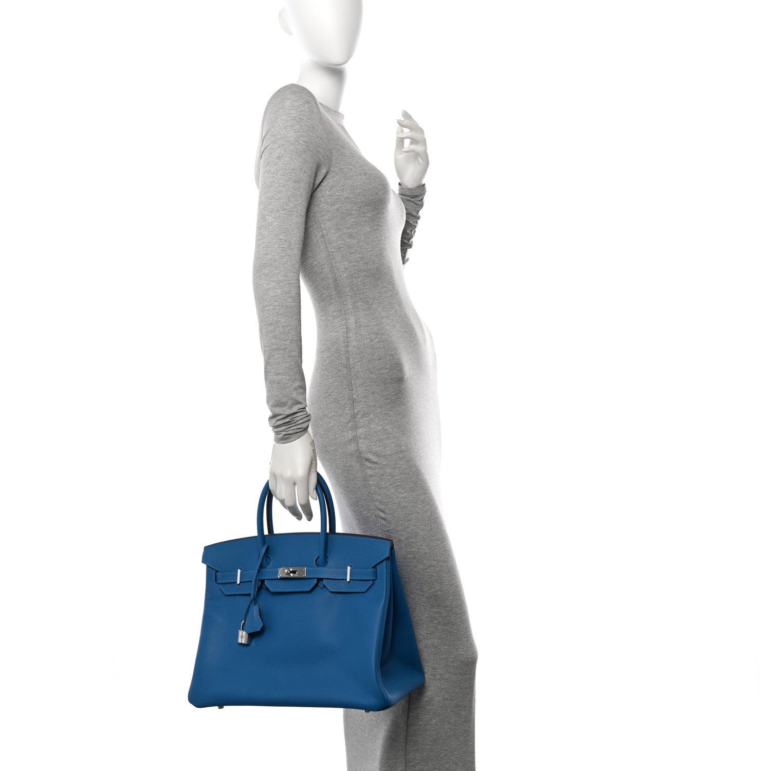 Hermes Epsom Birkin 35 Mykonos 2 of 13