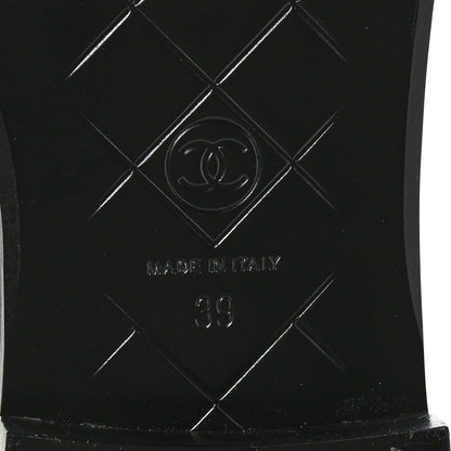Chanel Lambskin Quilted CC Turnlock Loafers 39 Black 8 of 8