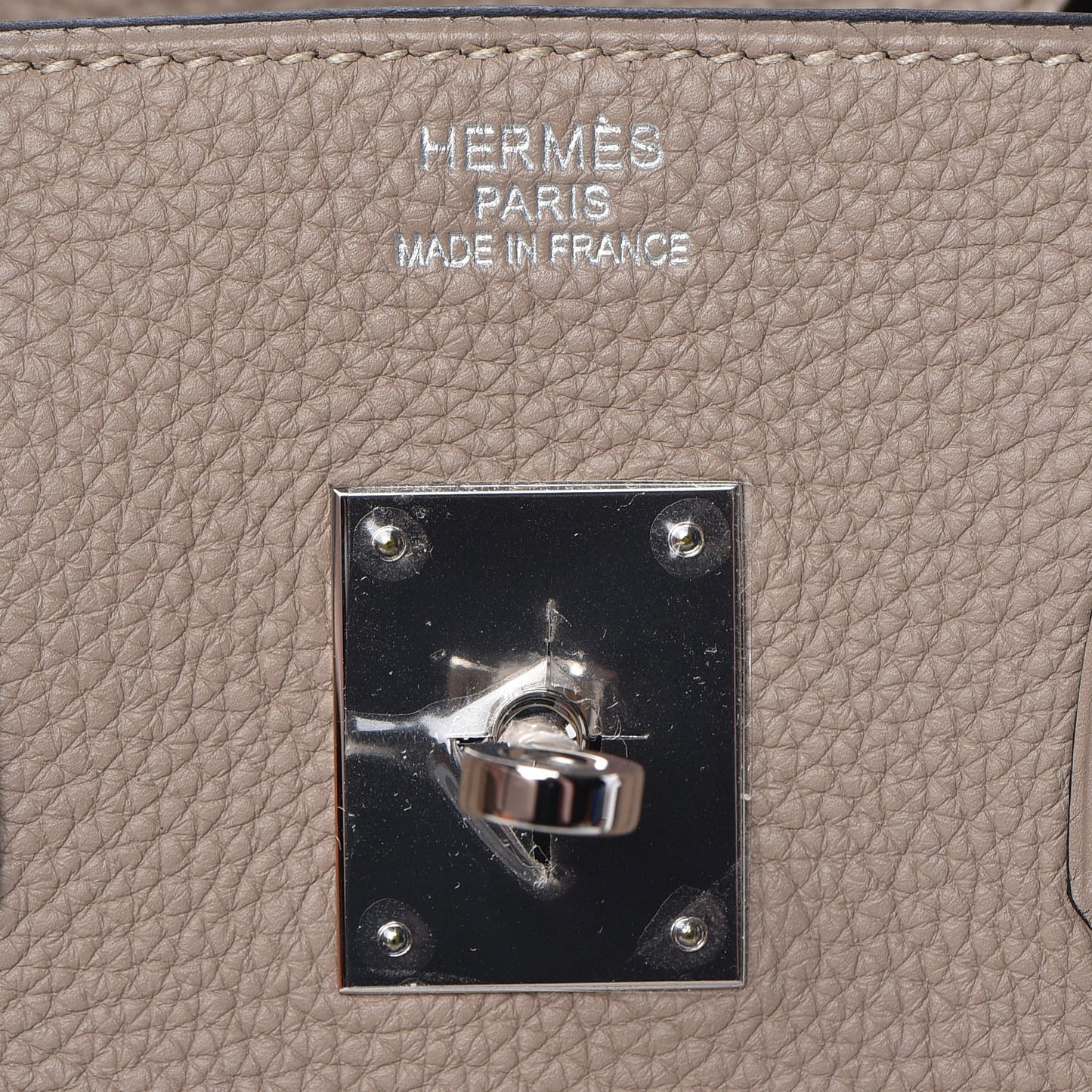 Togo Birkin 35 Gris Tourterelle