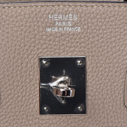 Hermes Togo Birkin 35 Gris Tourterelle 19 of 32