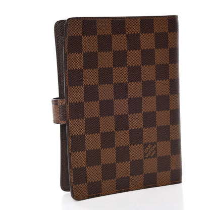 Louis Vuitton Damier Ebene Medium Ring Agenda Cover 3 of 9