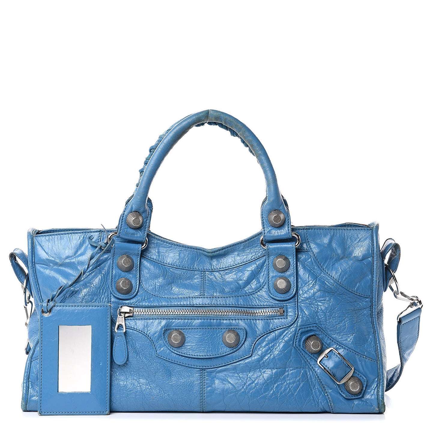 Agneau Giant 21 Silver Hardware Part Time Electric Bleu