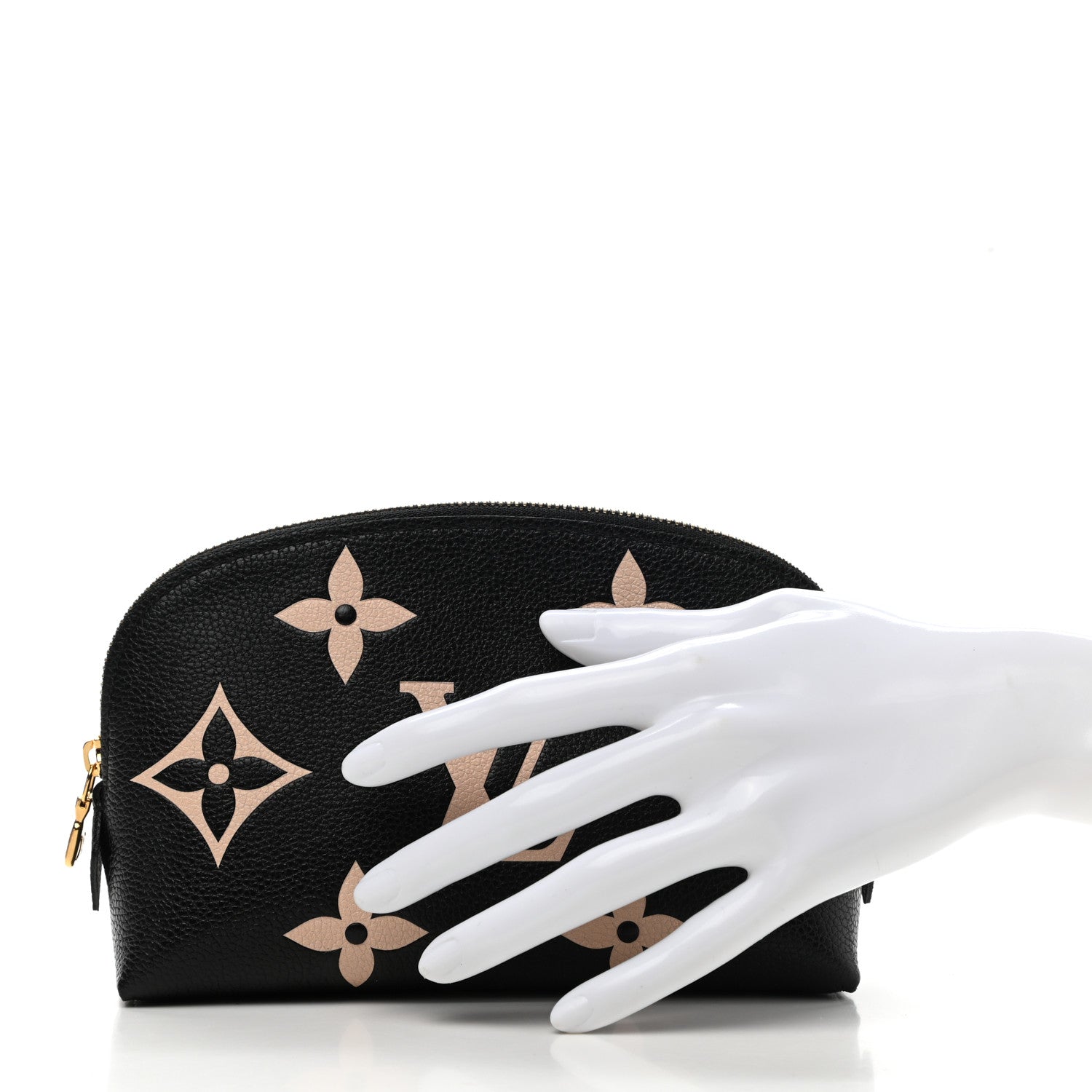 Louis Vuitton Empreinte Monogram Giant Cosmetic Pouch Black Beige 2 of 6