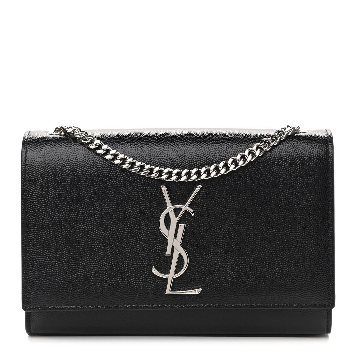 Grain De Poudre Small Monogram Kate Satchel Black