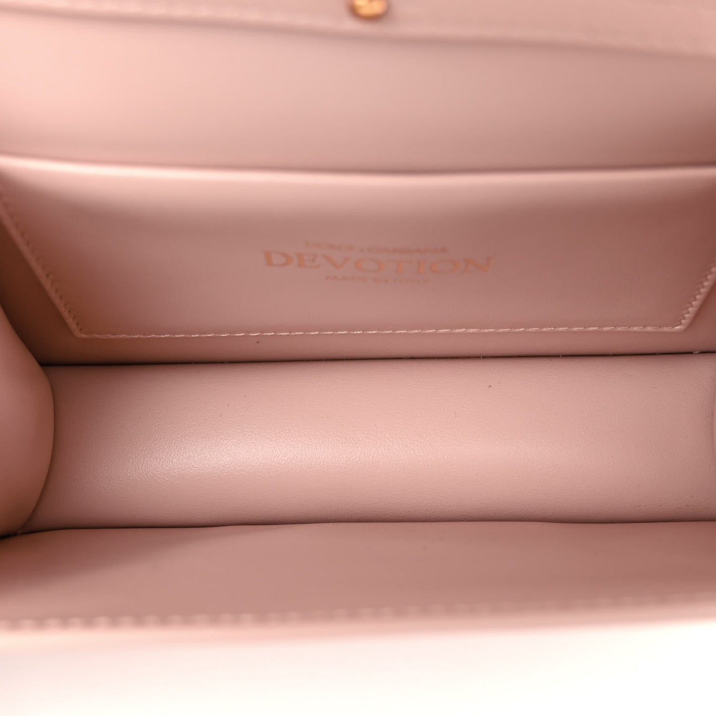 Smooth Calfskin Small Devotion Envelope Top Handle Bag Cipria