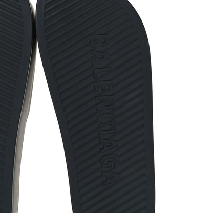 Balenciaga Rubber Chunky Platform Slide Sandals 41 Black 6 of 8