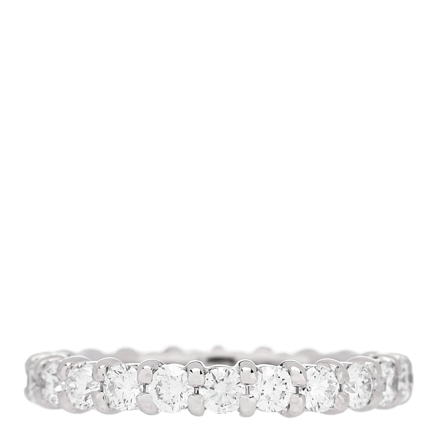Platinum Diamond 1.00ct Full Eternity Band Ring 47 4.25