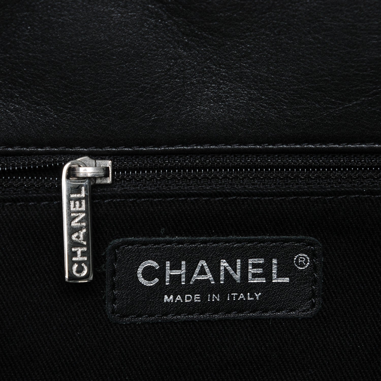 Chanel Calfskin Quilted Large In The Business Tote Black 5 of 10