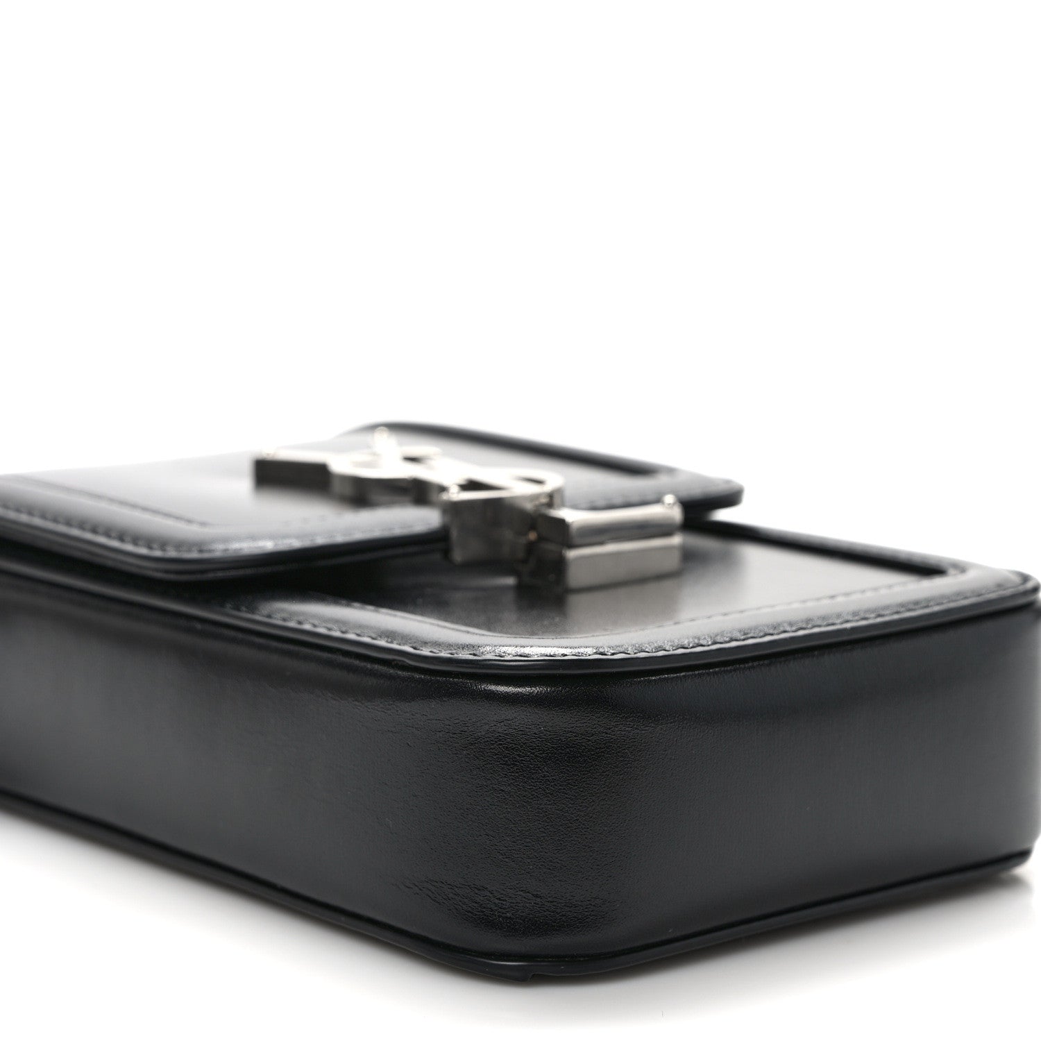 Saint Laurent Smooth Calfskin Mini Solferino Satchel Black 6 of 7
