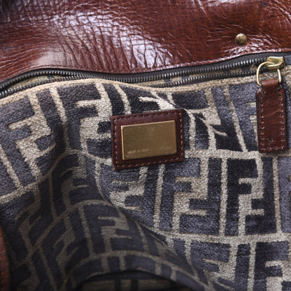Fendi Velvet Zucca Vitello Large Bag De Jour Fango 7 of 9