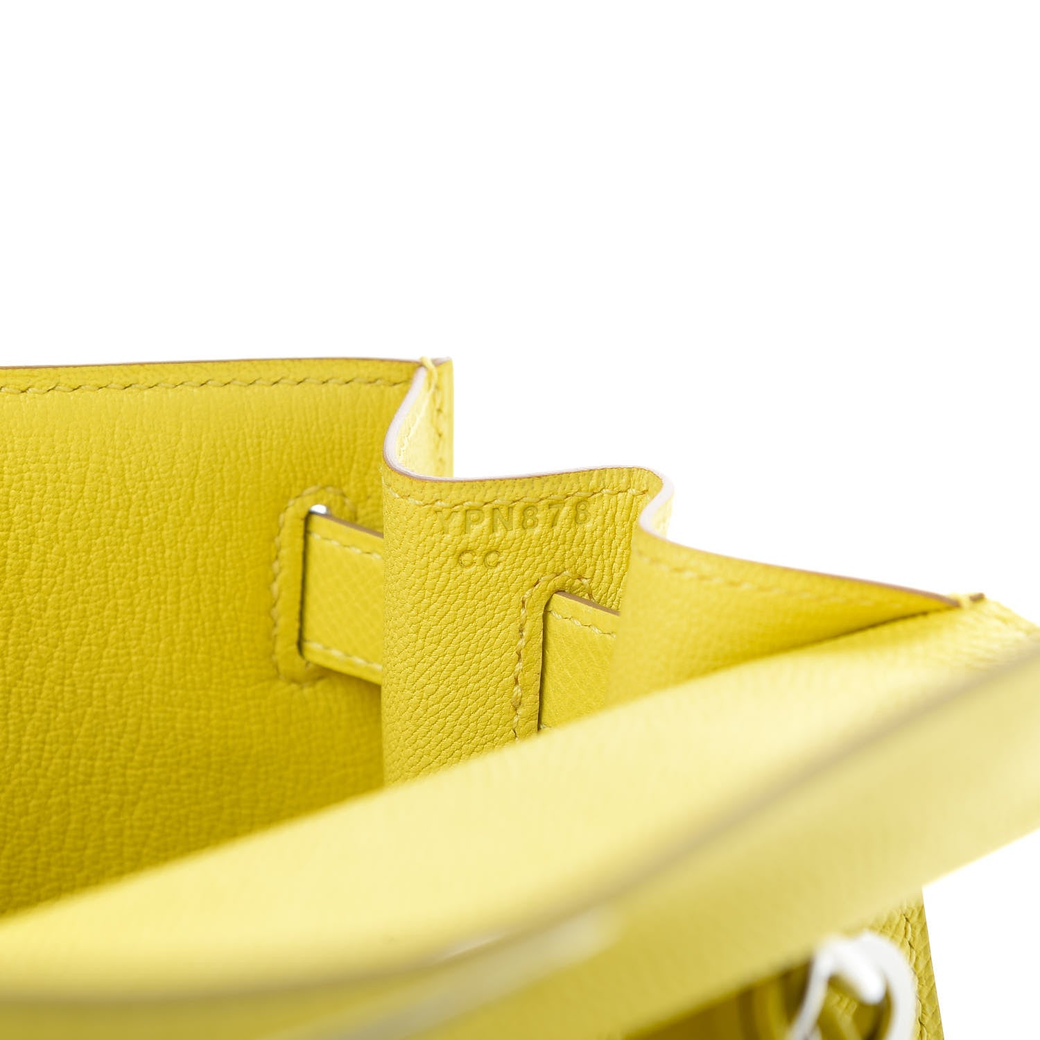 Hermes Epsom Kelly Sellier 28 Lime 7 of 11
