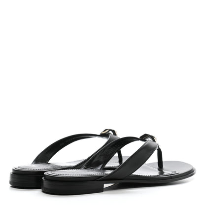 Givenchy Calfskin G Chain Sandals 36 Black 4 of 8