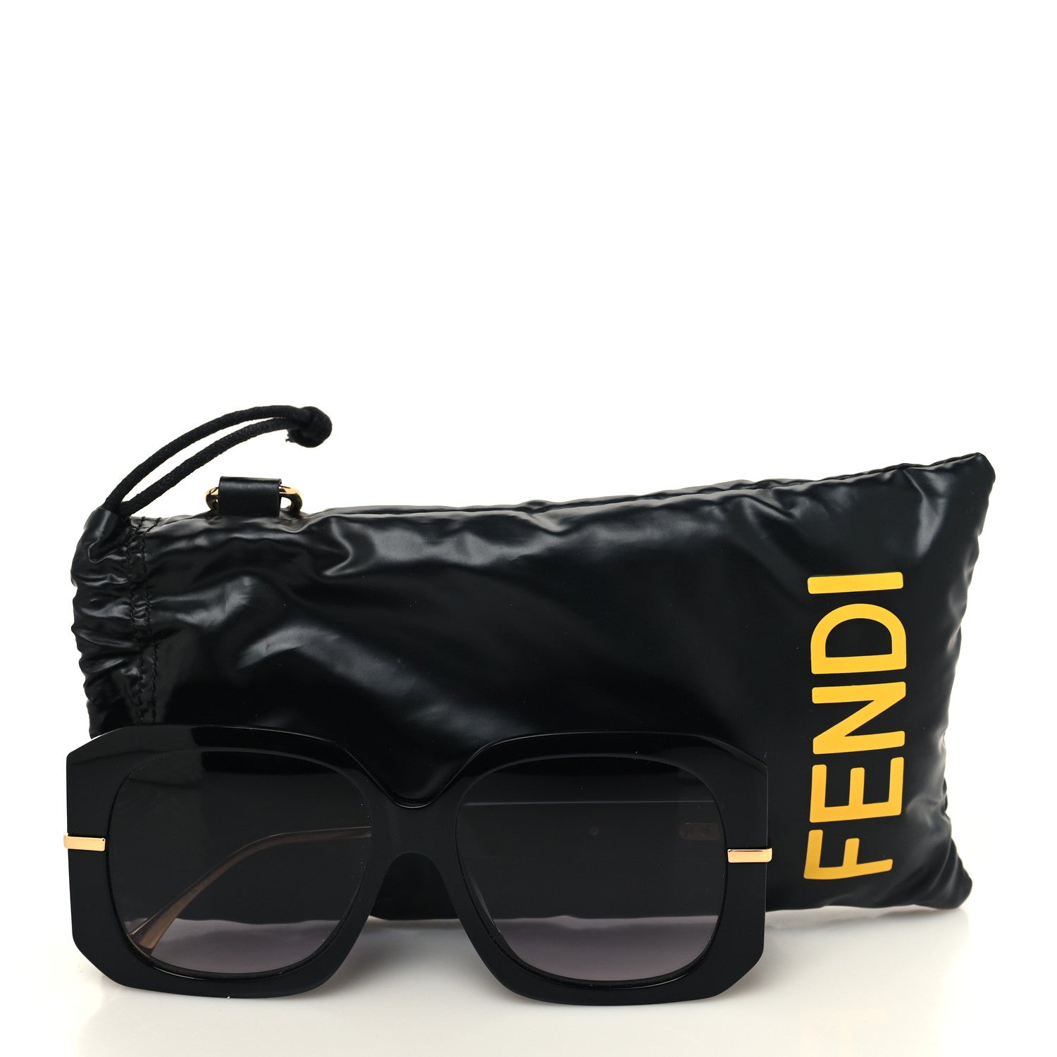 Fendi Acetate Fendigraphy Sunglasses FE40065F Black 7 of 7