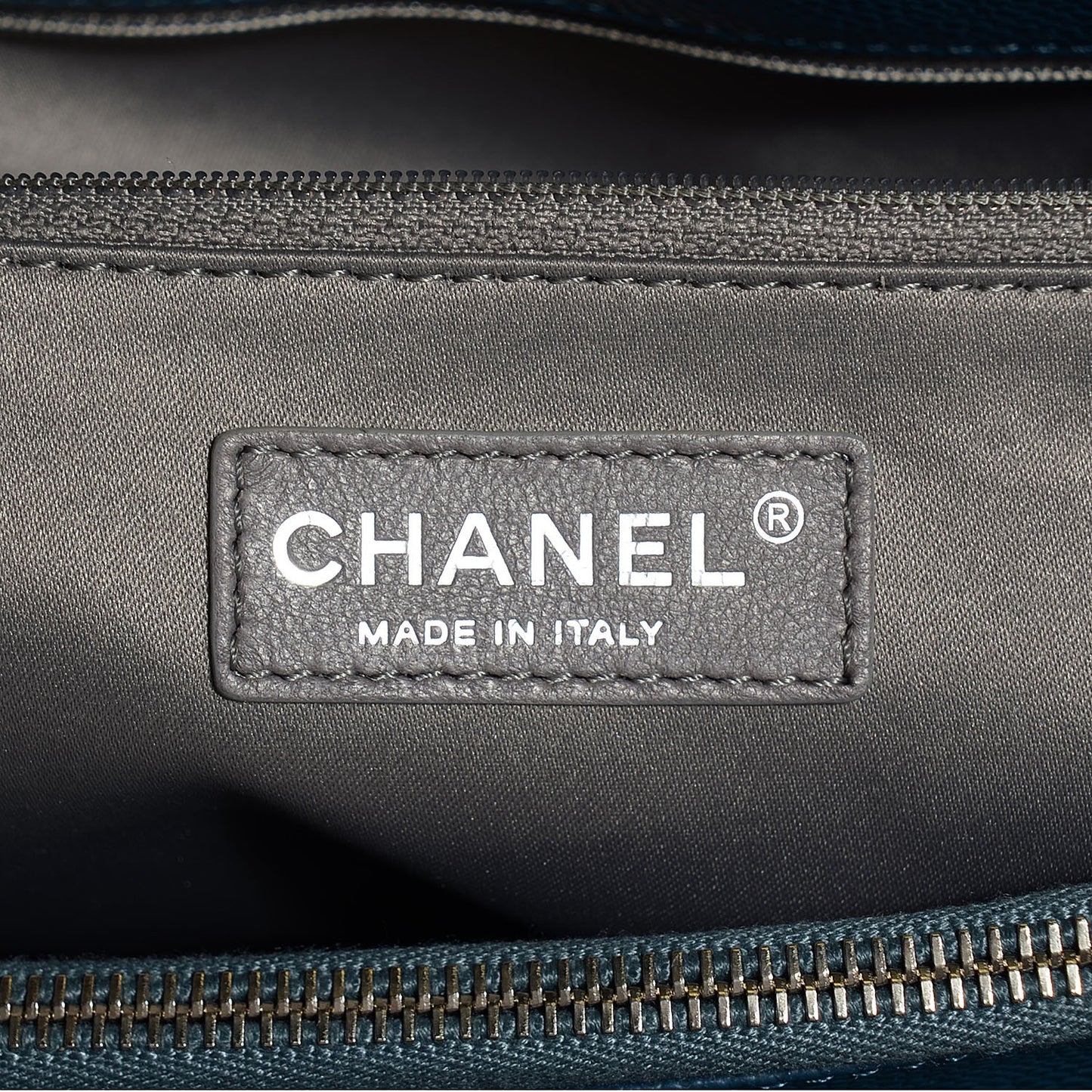 Caviar Grand Shopping Tote GST Dark Blue