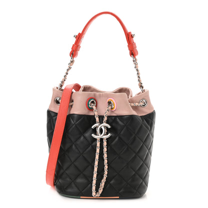 Chanel Lambskin Quilted Cuba Drawstring Tote Multicolor 1 of 10