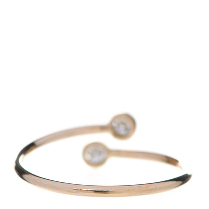 Tiffany 18K Yellow Gold Diamond Elsa Peretti Hoop Ring 49 5 3 of 6