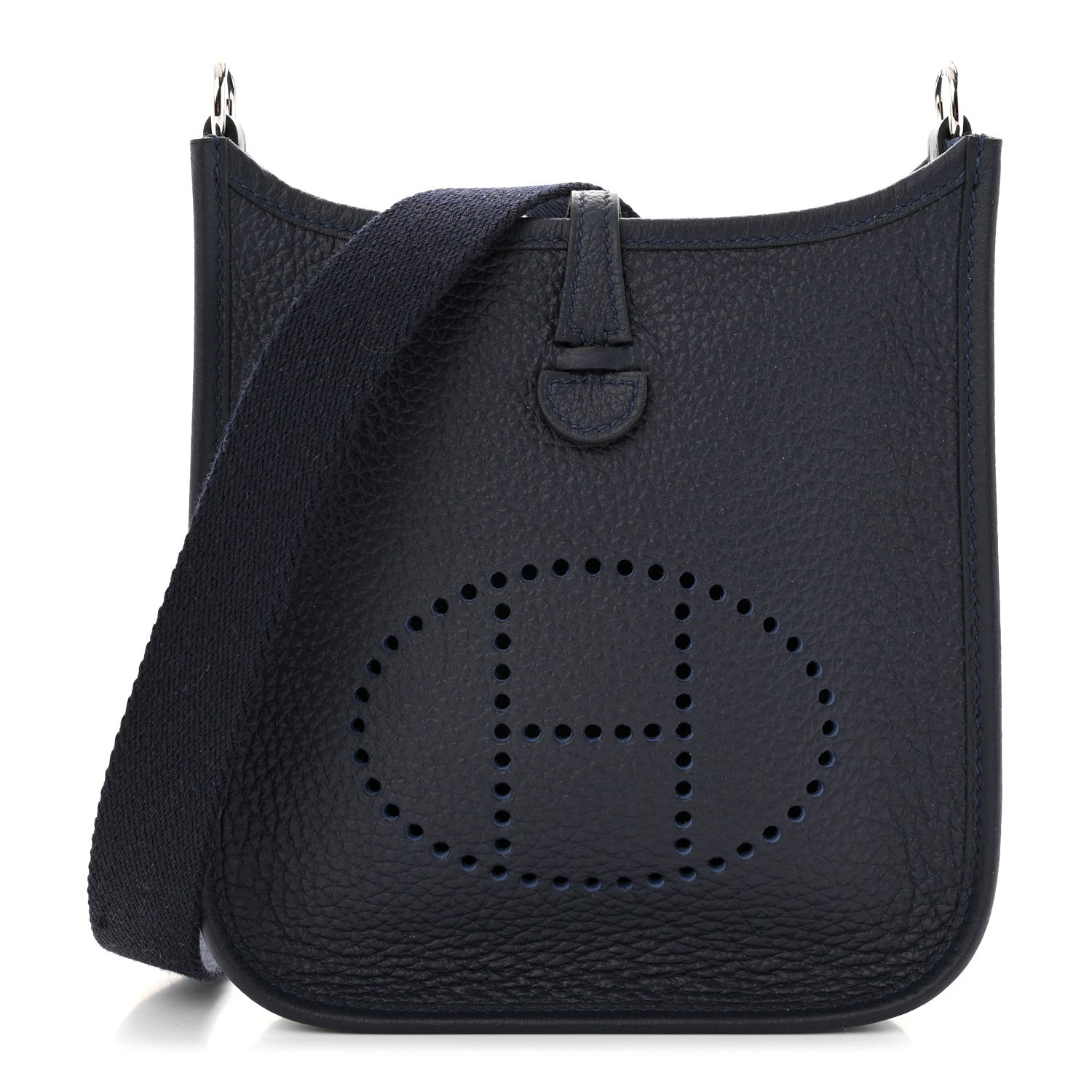 Hermes Taurillon Clemence Evelyne TPM Bleu Nuit 1 of 10