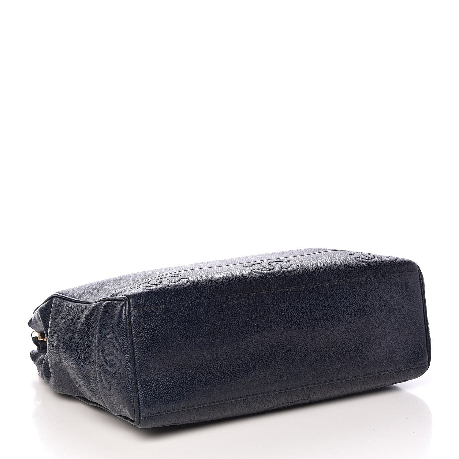 Chanel Caviar CC Shoulder Bag Navy Blue 4 of 15