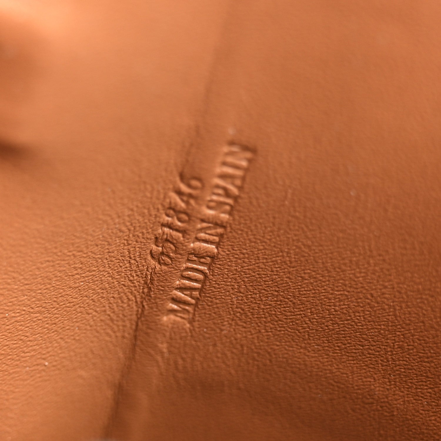 Loewe Smooth Calfskin Anagram Phone Pouch Tan 7 of 12