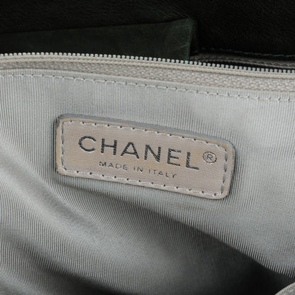 Chanel Calfskin On The Bund Open Accordion Tote Dark Khaki 6 of 7