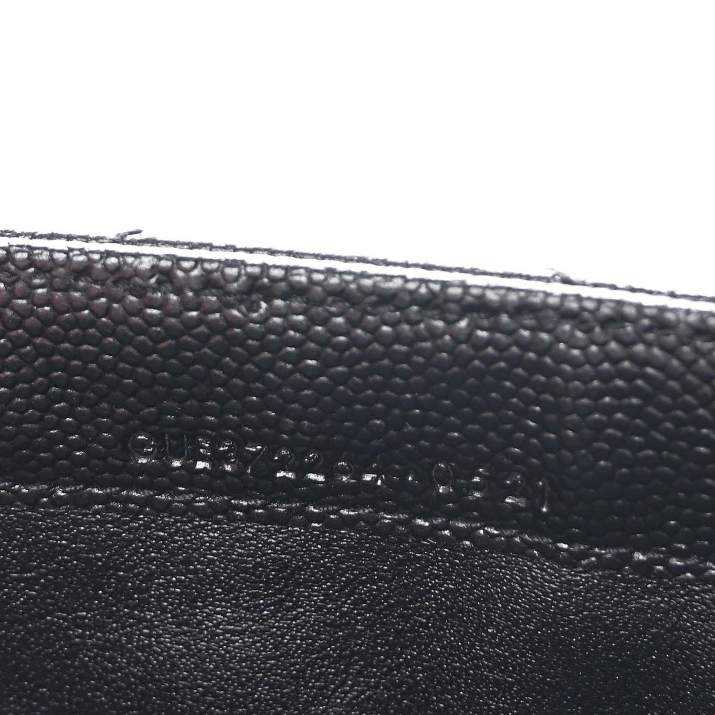 Grain De Poudre Matelasse Chevron Monogram Flap Wallet Black