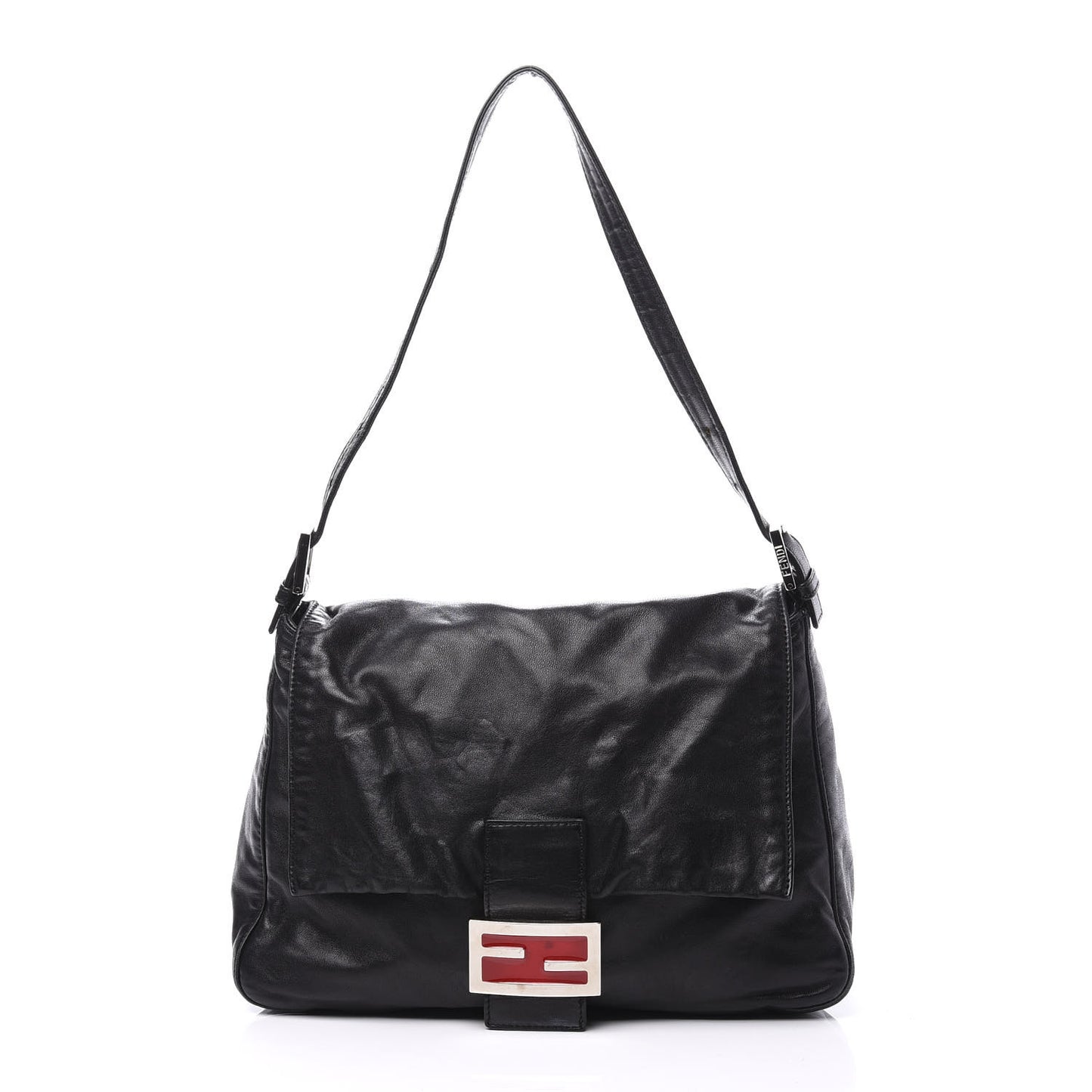 Calfskin Big Forever Mama Baguette Black
