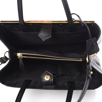 Fendi Vitello Elite Regular 2Jours Tote Black 5 of 12
