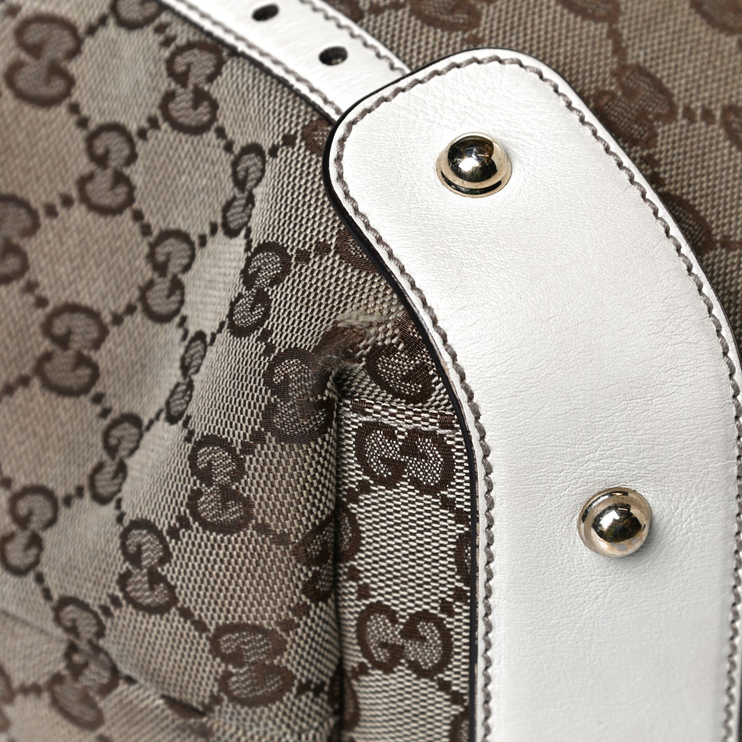 Monogram Medium Pelham Shoulder Bag Off White