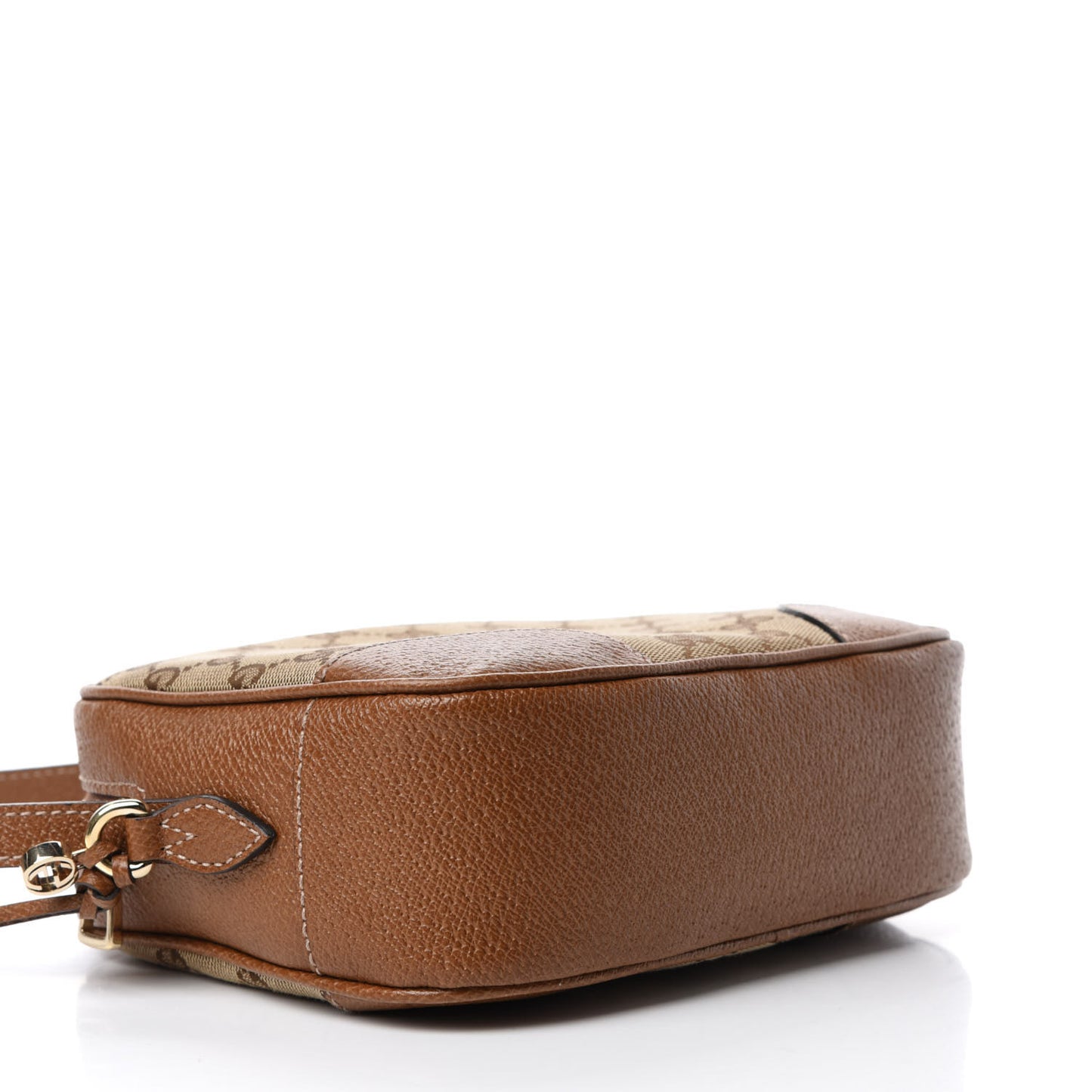 Monogram Mini Bree Messenger Bag Beige Tabacco