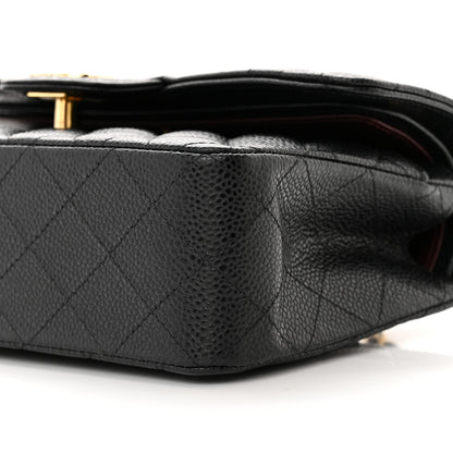 Chanel Caviar Quilted Small Double Flap Black 10 of 11