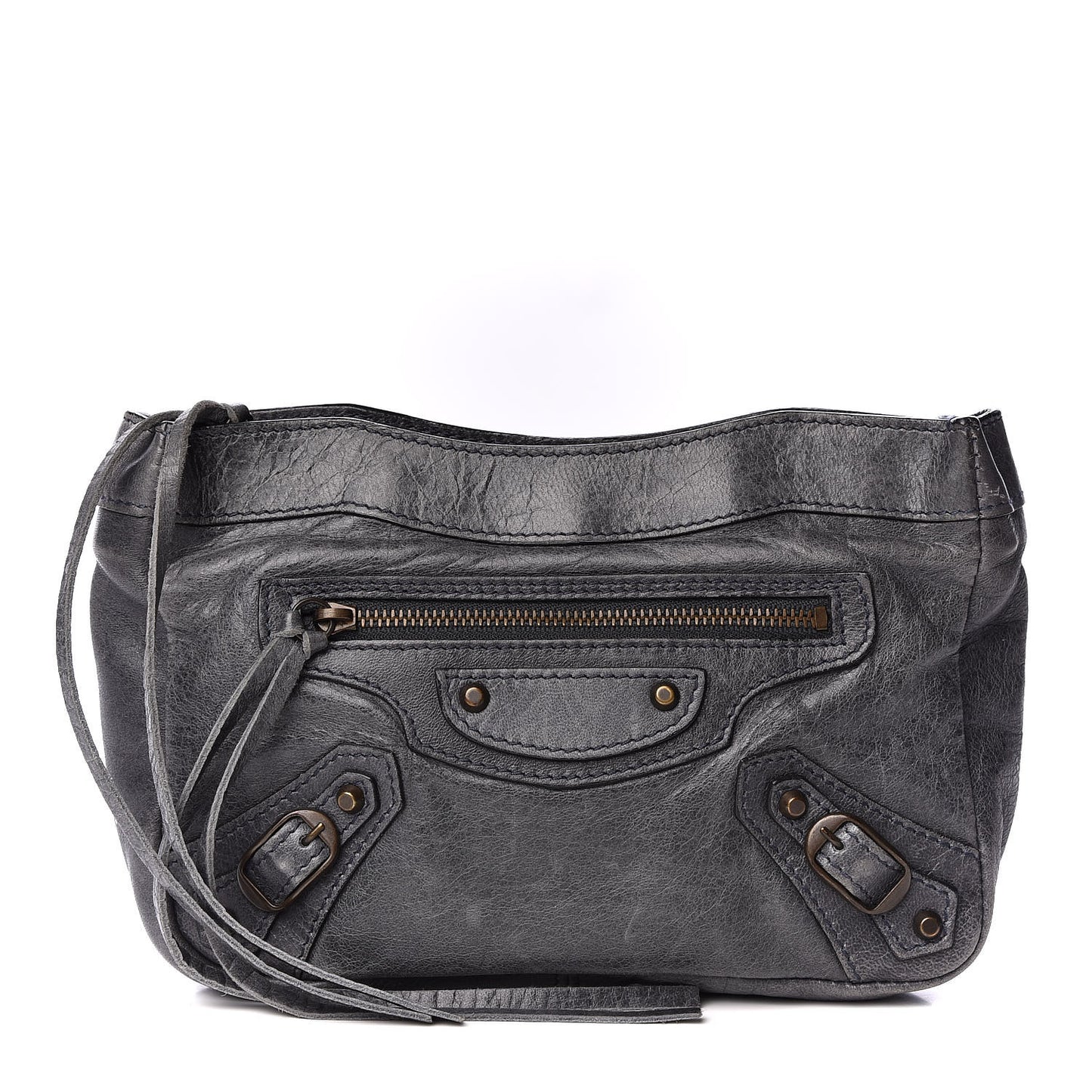 Chevre Porte Toilette Makeup Clutch Anthracite