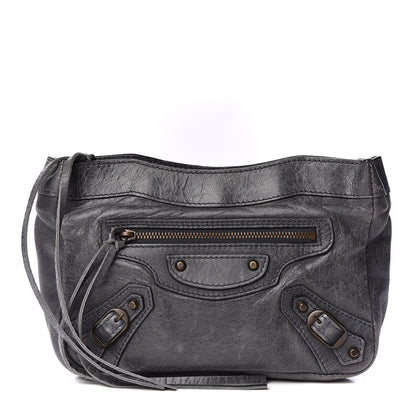 Balenciaga Chevre Porte Toilette Makeup Clutch Anthracite 1 of 10