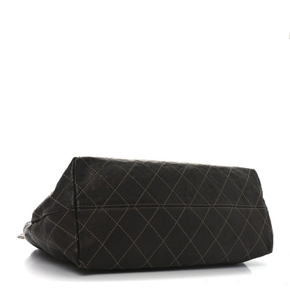 Chanel Metallic Calfskin Baby Coco Cabas Bronze 5 of 12