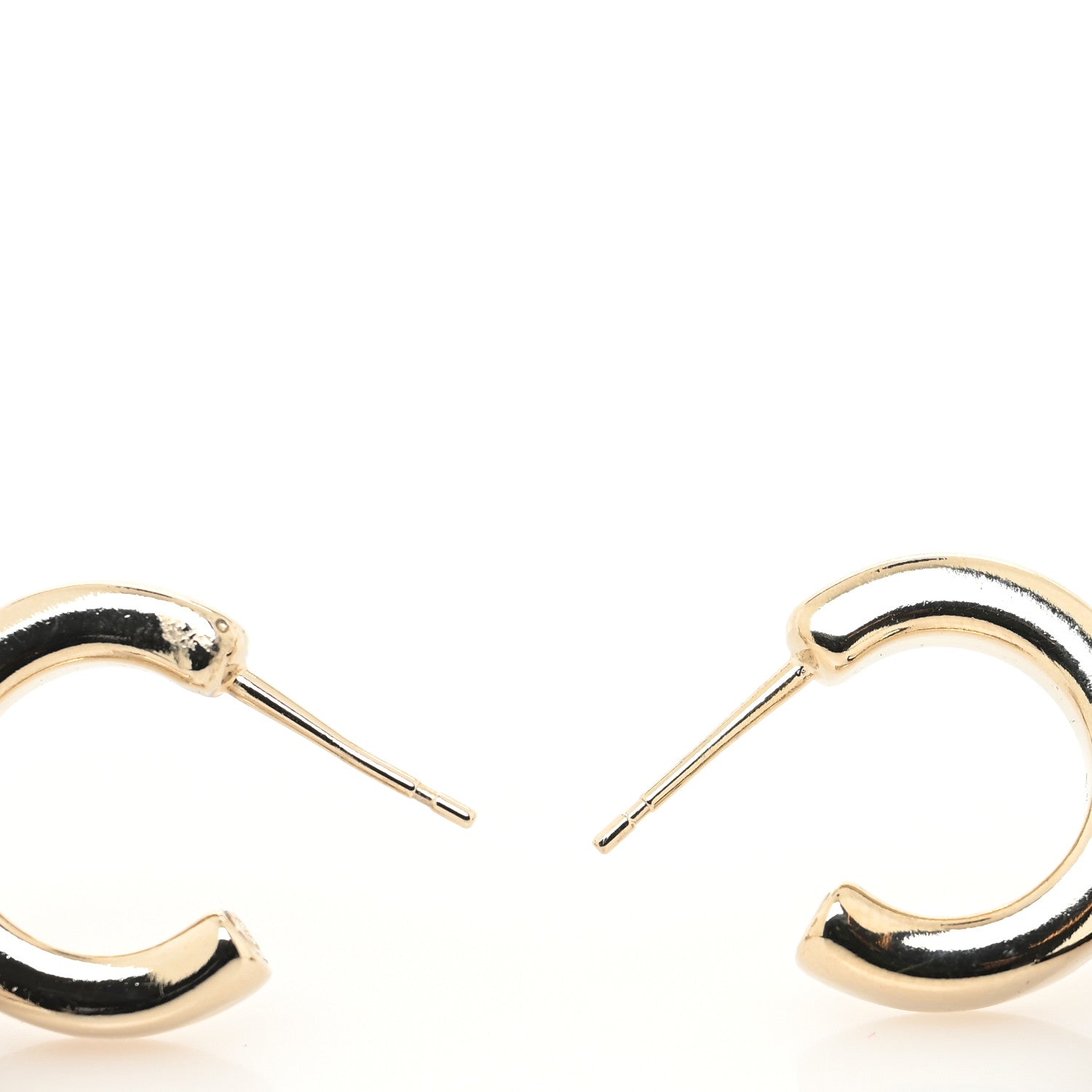 Chanel Metal CC Drop Earrings Gold 3 of 4