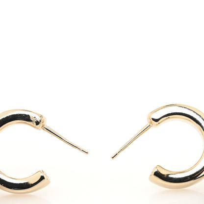 Chanel Metal CC Drop Earrings Gold 3 of 4