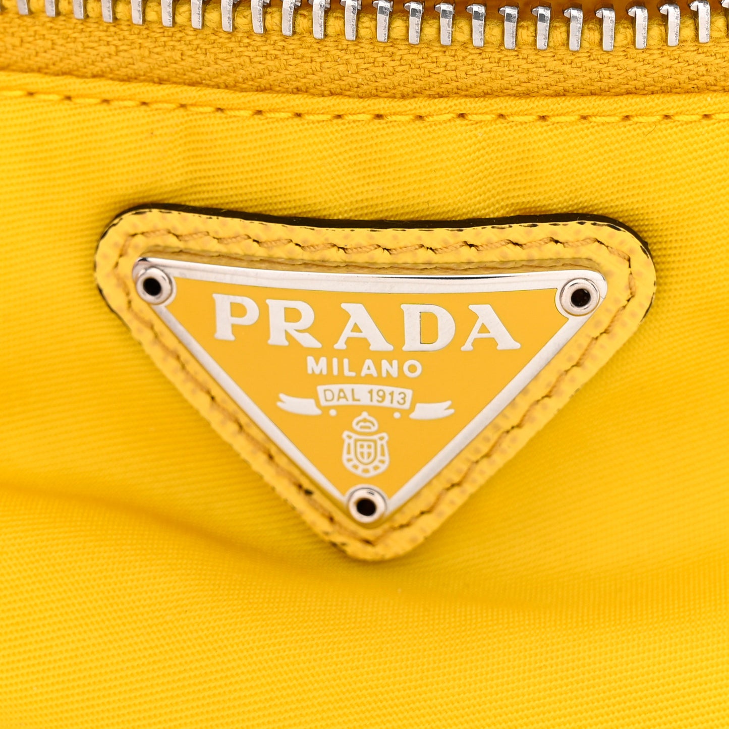 Tessuto Nylon Wrist Pouch Giallo