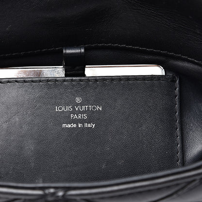 Louis Vuitton Lambskin Malletage GO-14 PM Black 5 of 17