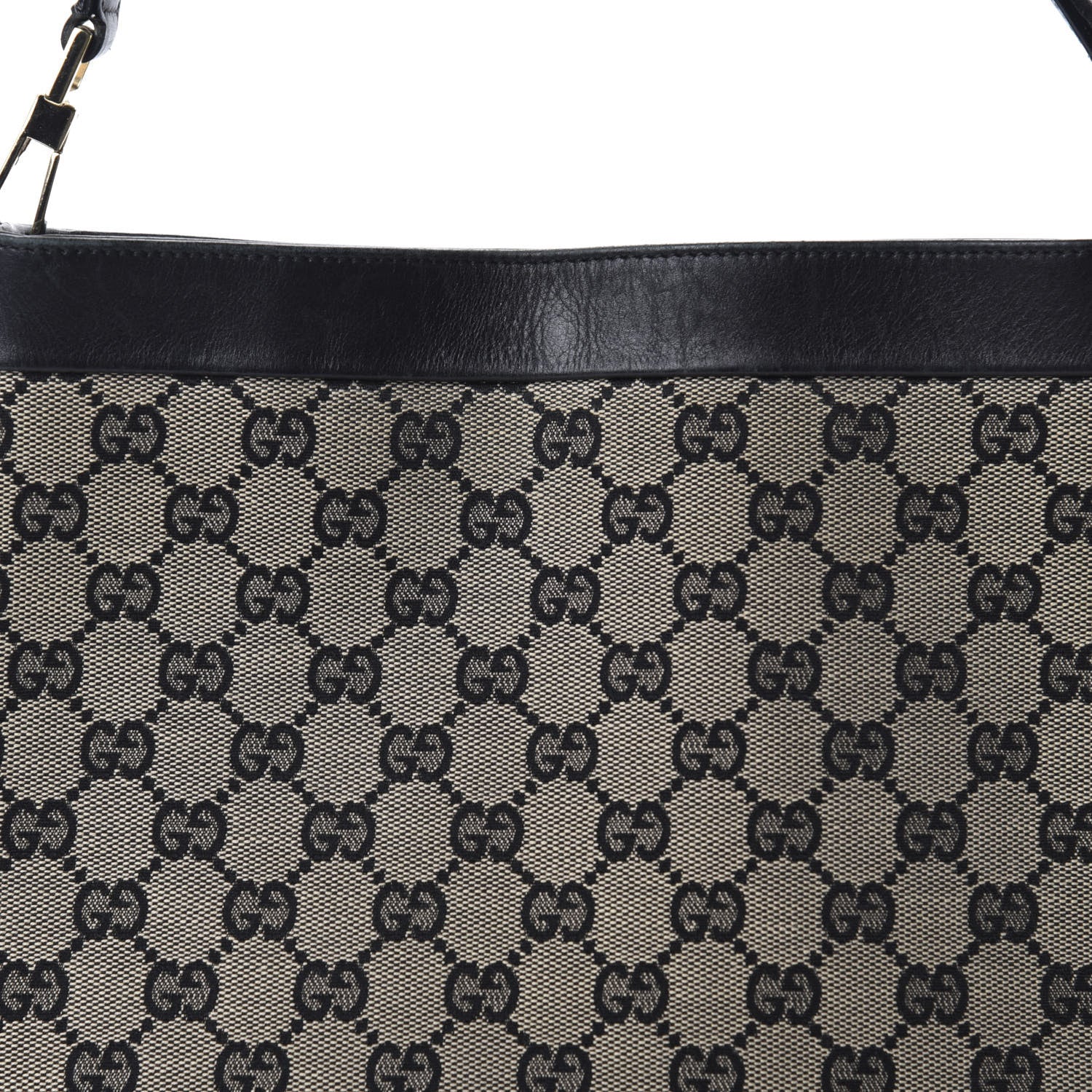 Gucci Monogram Shoulder Bag Black 10 of 10