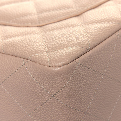 Chanel Caviar Quilted Jumbo Single Flap Beige Clair 11 of 13