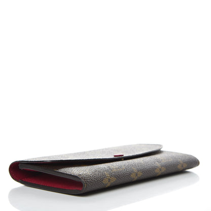 Louis Vuitton Monogram Emilie Wallet Fuchsia 4 of 7