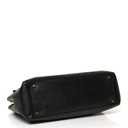 Prada Saffiano Large Galleria Double Zip Tote Black 4 of 13