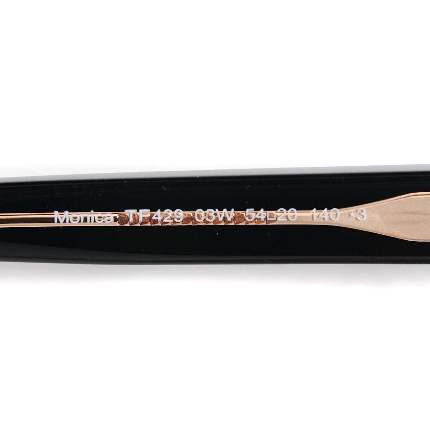 Monica Round Sunglasses TF429 Black