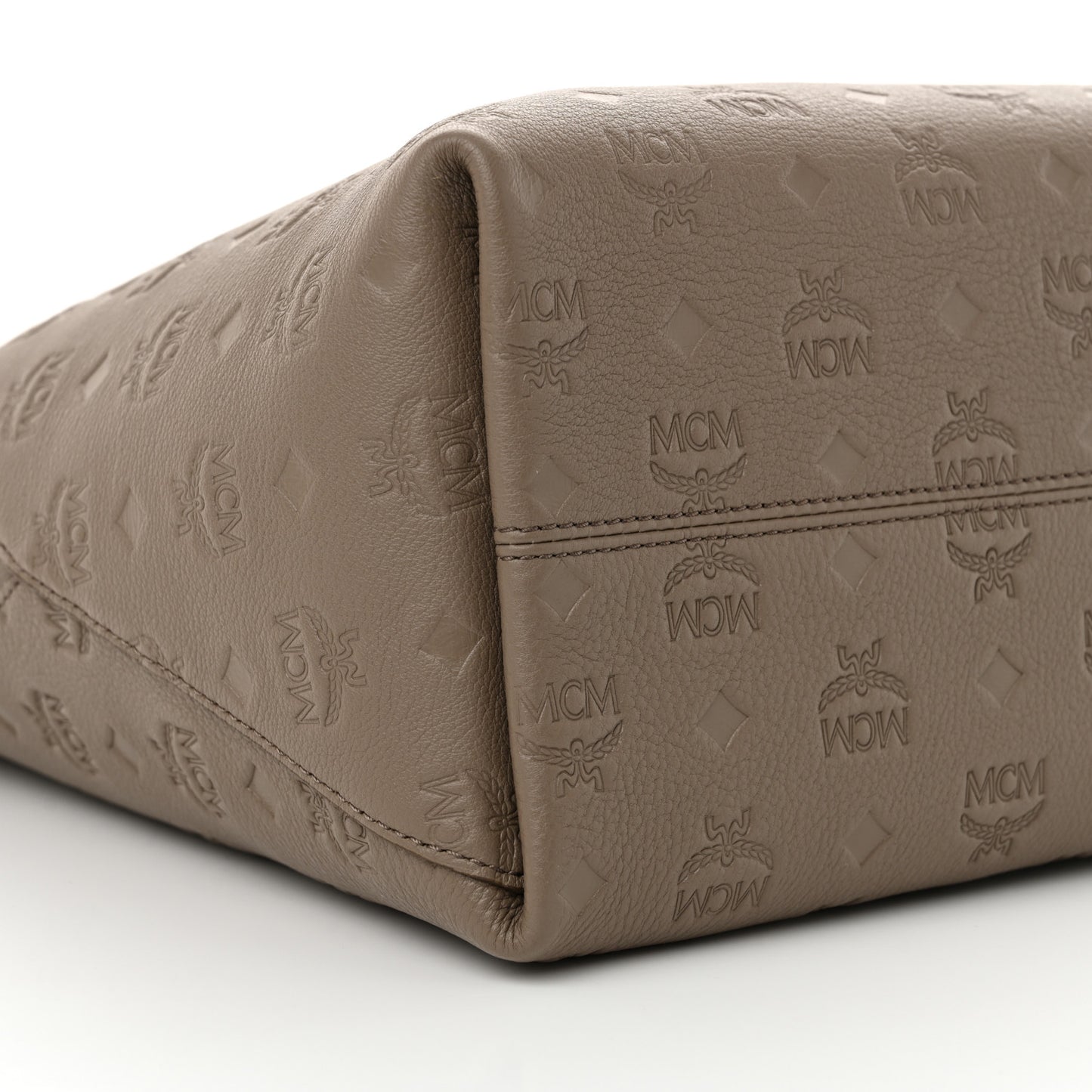 Calfskin Ottomar Monogram Medium Klara Shopper Tote Dove