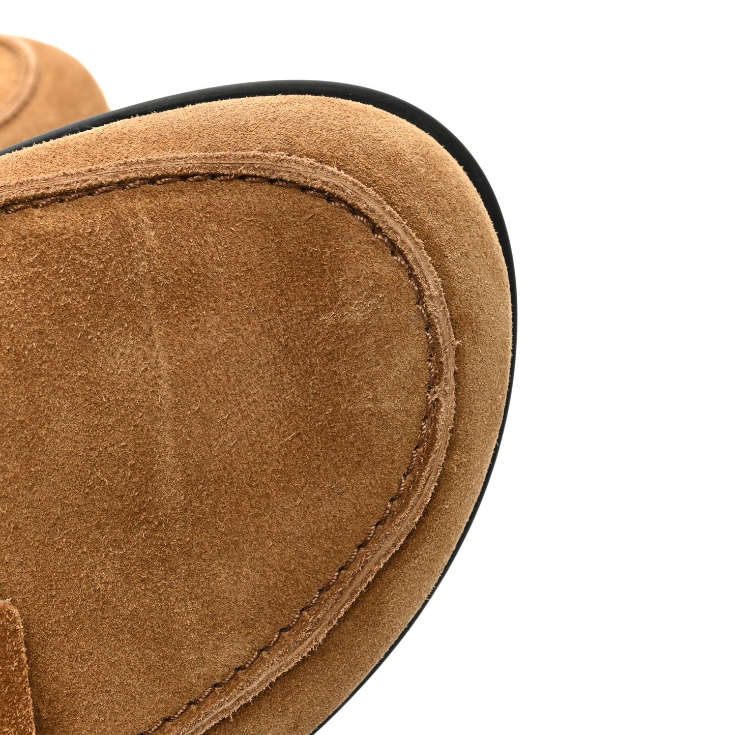 Suede Calfskin Mens Go Mules 43 Brun Fume