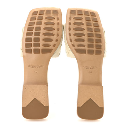 Bottega Veneta Nappa Intrecciato Parco Flat Sandals 40 Sea Salt 6 of 8