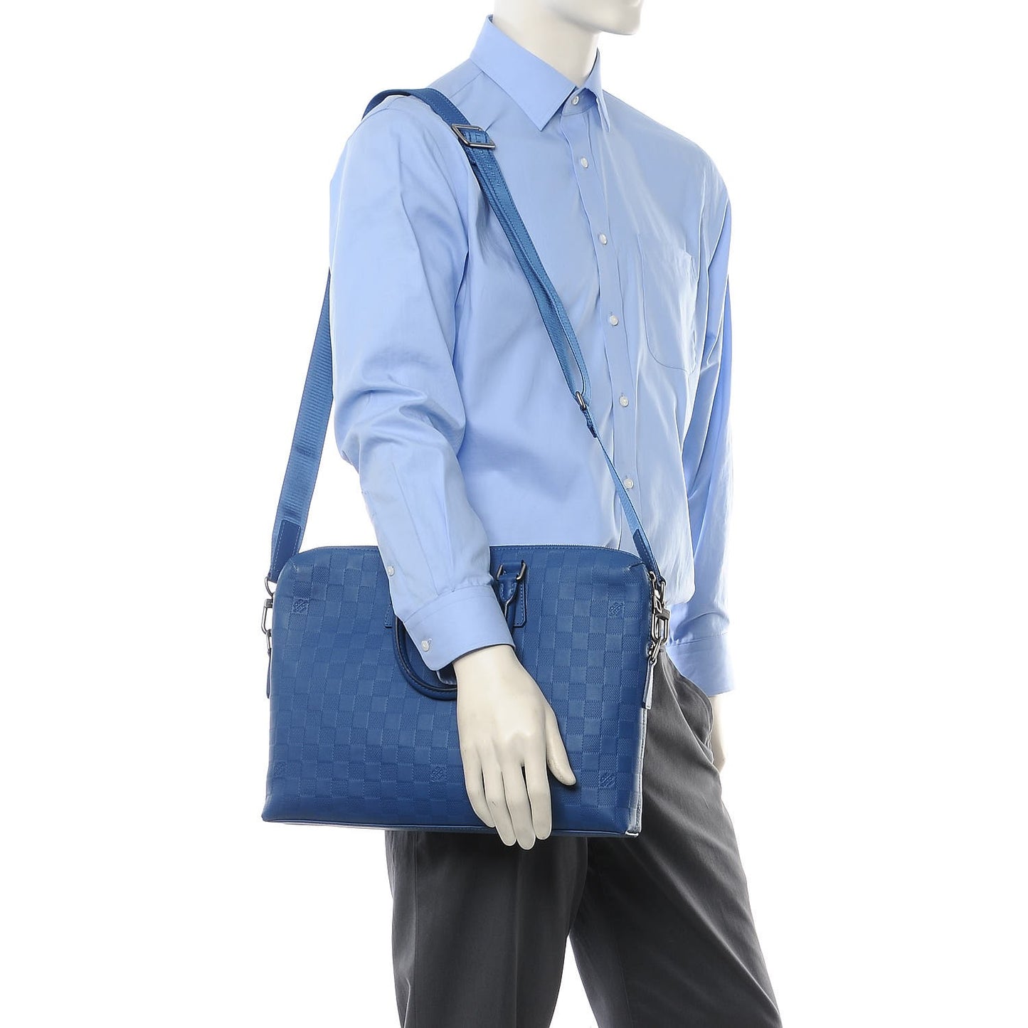 Damier Infini Porte-Documents Jour Neptune