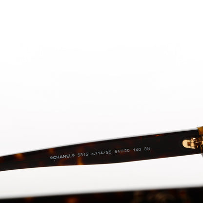 Chanel Pantos Signature CC Sunglasses 5315 Dark Havana 4 of 4