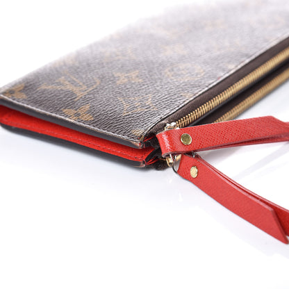 Louis Vuitton Monogram Adele Wallet Coquelicot 9 of 10