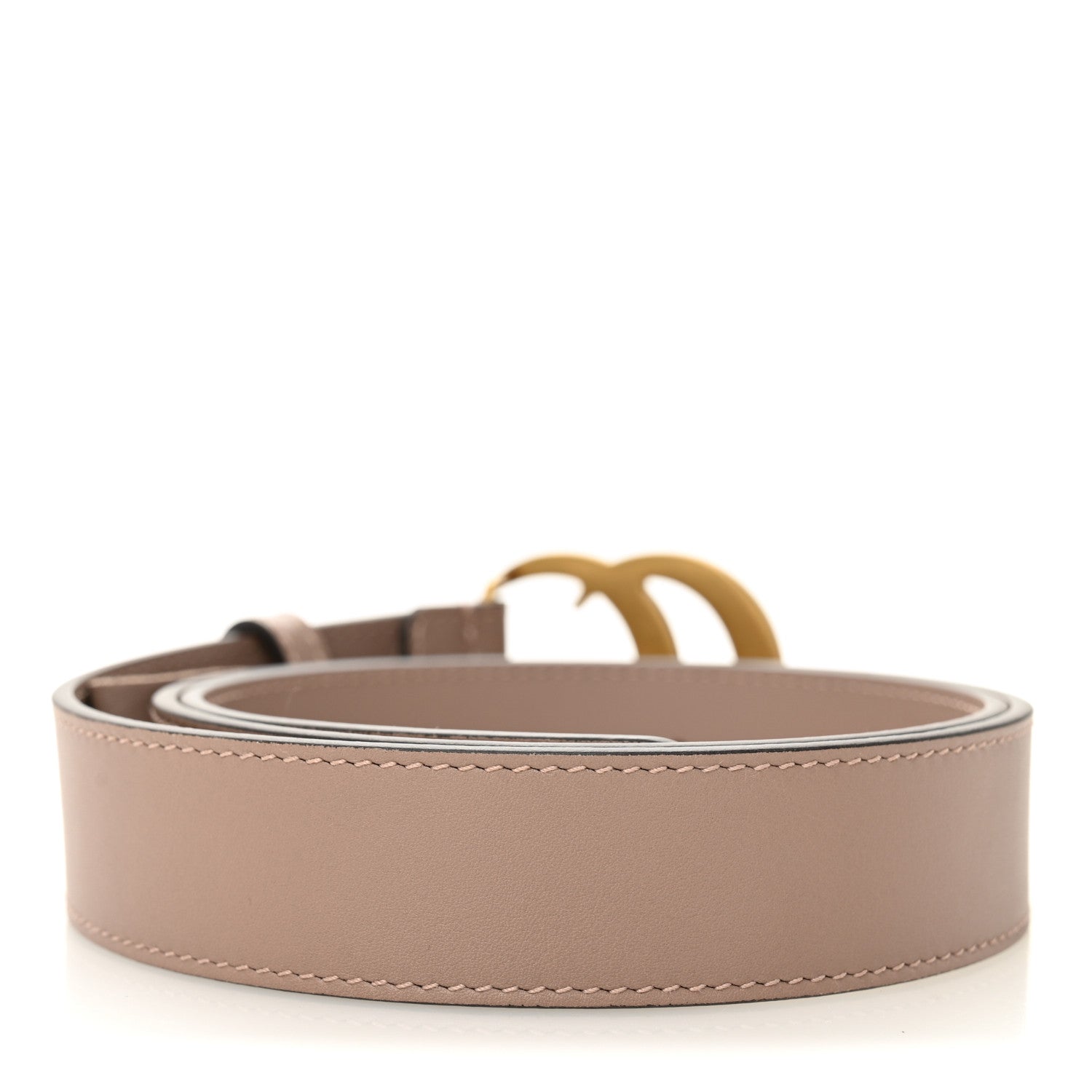 Gucci Calfskin Double G 30mm 85 34 Belt Porcelain Rose 2 of 6
